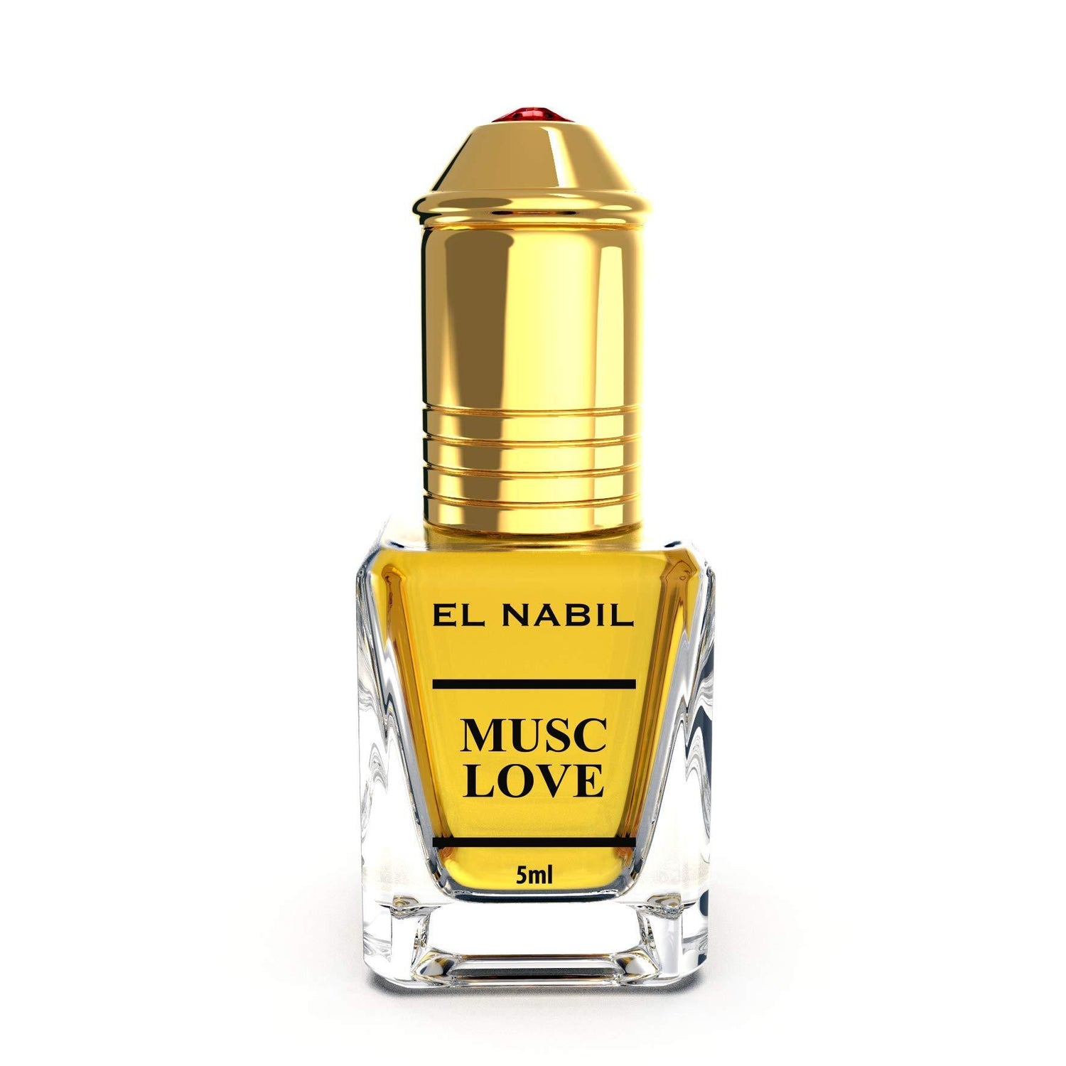 Musc Love 5ml Parfum Parfum - El Nabil Musc Huile Parfumée pour HOMMES & FEMMES